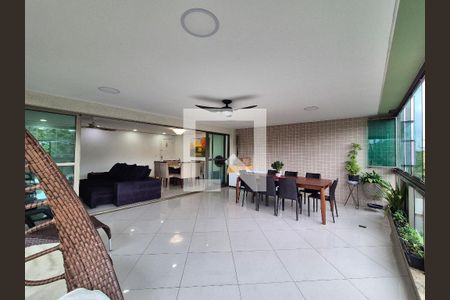 Varanda  de apartamento à venda com 4 quartos, 189m² em Recreio dos Bandeirantes, Rio de Janeiro