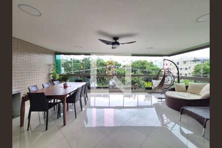 Varanda  de apartamento à venda com 4 quartos, 189m² em Recreio dos Bandeirantes, Rio de Janeiro