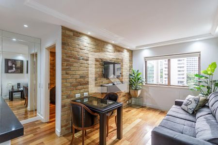 Sala de apartamento para alugar com 1 quarto, 50m² em Itaim Bibi, São Paulo