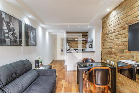 Sala de apartamento para alugar com 1 quarto, 50m² em Itaim Bibi, São Paulo