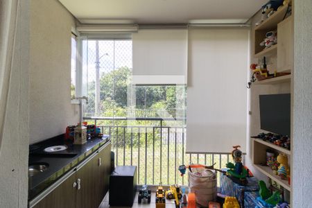 Varanda da Sala de apartamento à venda com 3 quartos, 63m² em Jardim Celeste, São Paulo