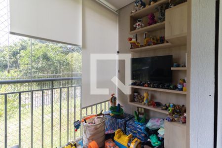 Varanda da Sala de apartamento à venda com 3 quartos, 63m² em Jardim Celeste, São Paulo
