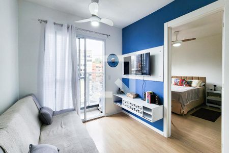 Sala  de apartamento para alugar com 1 quarto, 33m² em Santo Cristo, Rio de Janeiro