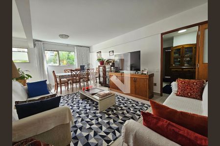 Sala de apartamento à venda com 3 quartos, 101m² em Campo Belo, São Paulo