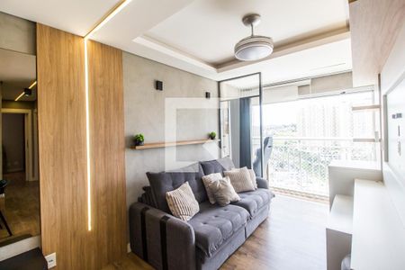 Sala  de apartamento para alugar com 2 quartos, 71m² em Centro, Barueri