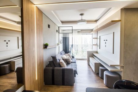 Sala  de apartamento para alugar com 2 quartos, 71m² em Centro, Barueri