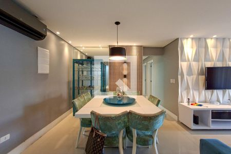 Sala de apartamento para alugar com 3 quartos, 119m² em Canto do Forte, Praia Grande