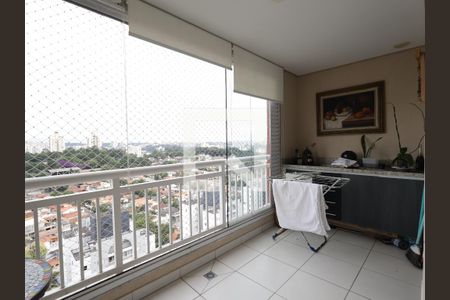 Varanda da Sala de apartamento à venda com 2 quartos, 64m² em Vila Suzana, São Paulo
