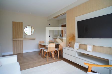 Sala de apartamento à venda com 2 quartos, 65m² em Petrópolis, Porto Alegre