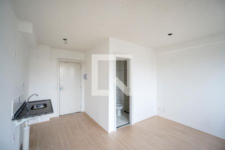 Sala quarto e cozinha de apartamento para alugar com 1 quarto, 25m² em Tatuapé, São Paulo