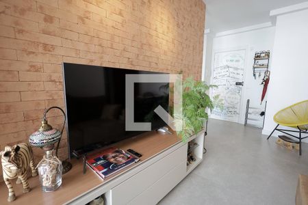 Sala de apartamento à venda com 2 quartos, 65m² em Campestre, Santo André