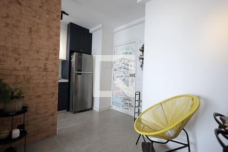 Sala de apartamento à venda com 2 quartos, 65m² em Campestre, Santo André