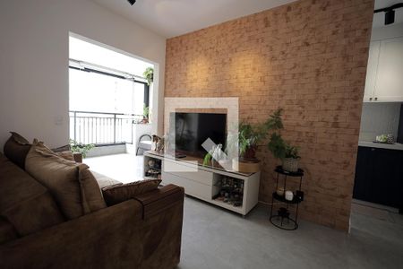 Sala de apartamento à venda com 2 quartos, 65m² em Campestre, Santo André