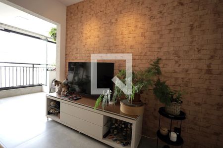 Sala de apartamento à venda com 2 quartos, 65m² em Campestre, Santo André