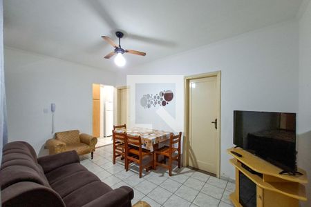 Sala de apartamento para alugar com 2 quartos, 64m² em Aviação, Praia Grande