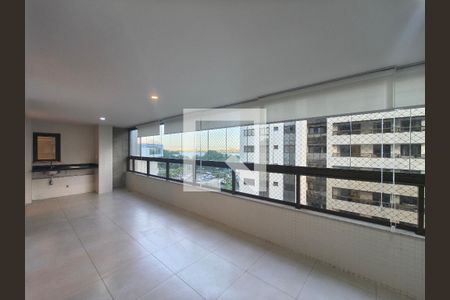 Varanda da Sala de apartamento para alugar com 3 quartos, 135m² em Barra da Tijuca, Rio de Janeiro