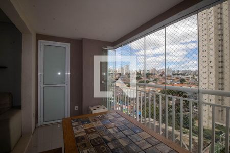 Varanda da Sala  de apartamento para alugar com 3 quartos, 77m² em Vila Sonia, São Paulo