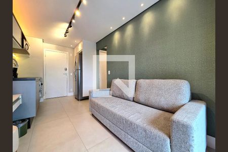 Sala/Cozinha de apartamento para alugar com 1 quarto, 30m² em Indianópolis, São Paulo