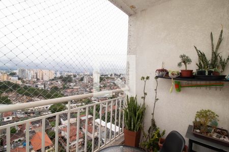 Varanda da Sala de apartamento à venda com 2 quartos, 57m² em Vila Sao Paulo, Guarulhos