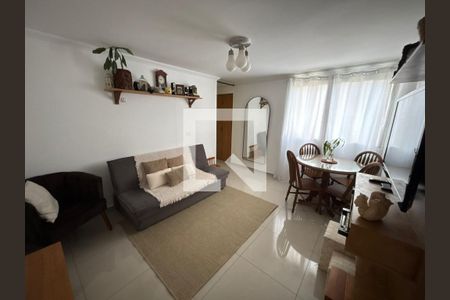 Sala de apartamento à venda com 2 quartos, 55m² em Jardim Alvorada, Santo André