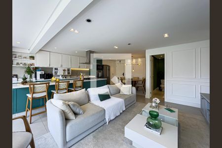 Sala de apartamento à venda com 2 quartos, 90m² em Olímpico, São Caetano do Sul