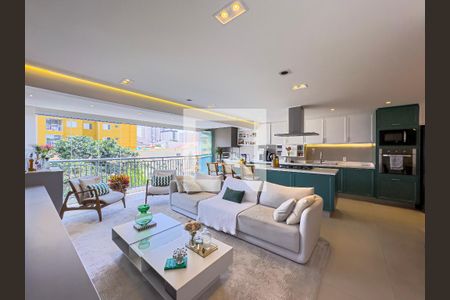 Sala de apartamento à venda com 2 quartos, 90m² em Olímpico, São Caetano do Sul