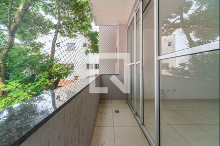 Varanda da Sala de apartamento para alugar com 3 quartos, 197m² em Vila Scarpelli, Santo André