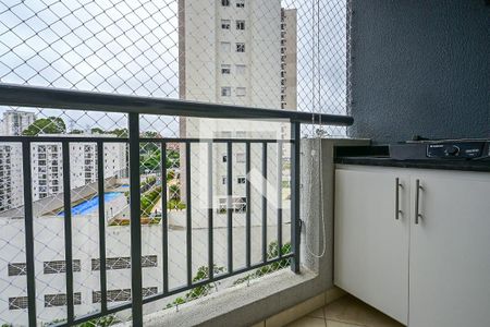 Varanda da Sala de apartamento à venda com 3 quartos, 66m² em Vila Andrade, São Paulo