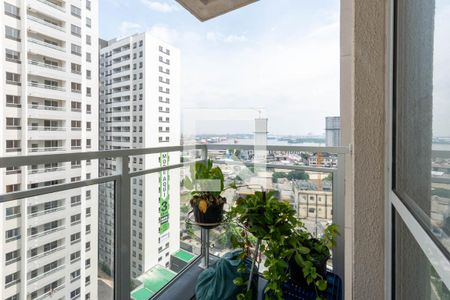 Varanda da Sala de apartamento para alugar com 2 quartos, 51m² em Santo Cristo, Rio de Janeiro