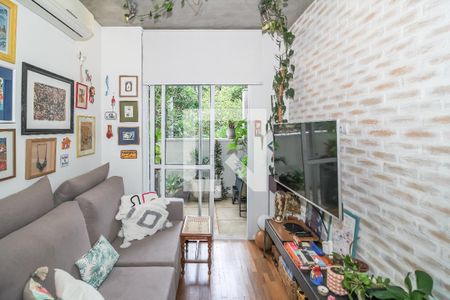 Sala de apartamento à venda com 2 quartos, 104m² em Vila Romana, São Paulo