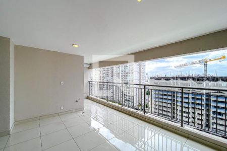 Varanda da Sala de apartamento para alugar com 3 quartos, 126m² em Brás, São Paulo