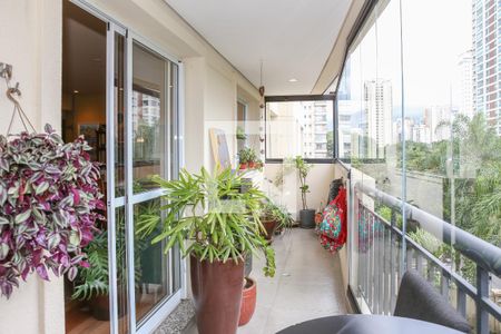 Varanda gourmet de apartamento à venda com 3 quartos, 171m² em Vila Romana, São Paulo