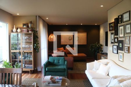 Sala de apartamento à venda com 4 quartos, 171m² em Vila Romana, São Paulo