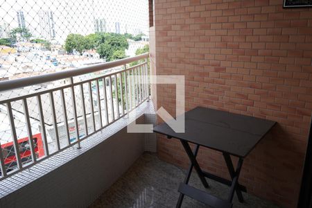 Varanda da Sala de apartamento para alugar com 3 quartos, 75m² em Vila Gomes Cardim, São Paulo