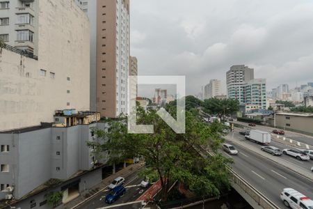 Vista da Sala de apartamento à venda com 2 quartos, 70m² em Bela Vista, São Paulo