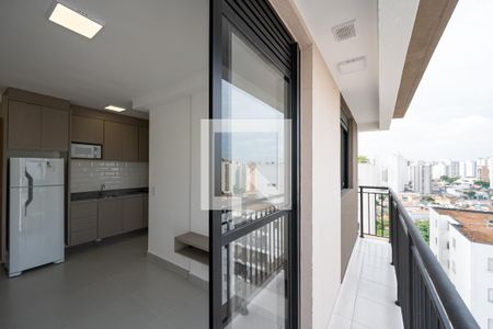 Varanda de apartamento à venda com 1 quarto, 28m² em Vila Monte Alegre, São Paulo