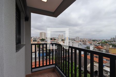 Sacada da Sala de apartamento para alugar com 2 quartos, 50m² em Vila Guarani, Santo André