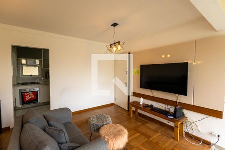 Sala  de apartamento à venda com 3 quartos, 85m² em Vila Campo Grande, São Paulo