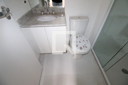 Banheiro da Suíte de apartamento para alugar com 1 quarto, 34m² em Jardim Esplanada, São José dos Campos