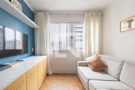 Sala de apartamento à venda com 3 quartos, 72m² em Indianópolis, São Paulo