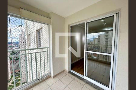Varanda da Sala de apartamento para alugar com 3 quartos, 75m² em Vila Augusta, Guarulhos