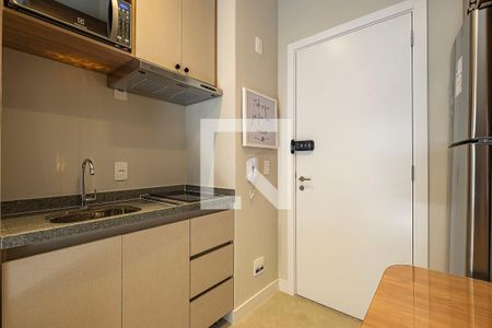 Sala/Cozinha de apartamento para alugar com 1 quarto, 28m² em Pinheiros, São Paulo