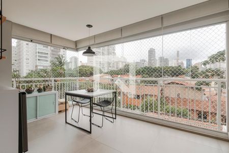 Varanda de apartamento à venda com 2 quartos, 89m² em Brooklin, São Paulo