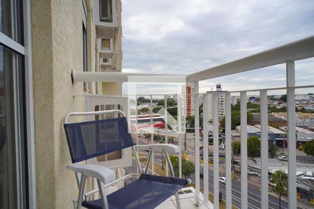 Varanda  de apartamento à venda com 2 quartos, 52m² em São Sebastião, Porto Alegre