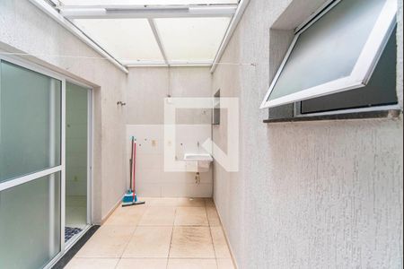 Vista da Sala de apartamento para alugar com 2 quartos, 70m² em Vila Valparaíso, Santo André