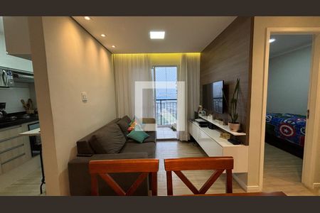 Sala - Sala de Jantar de apartamento à venda com 2 quartos, 49m² em Vila Valparaíso, Santo André