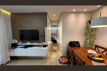 Sala - Sala de Jantar de apartamento à venda com 2 quartos, 49m² em Vila Valparaíso, Santo André