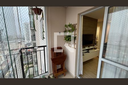 Sala - Sala de Jantar Varanda de apartamento à venda com 2 quartos, 49m² em Vila Valparaíso, Santo André