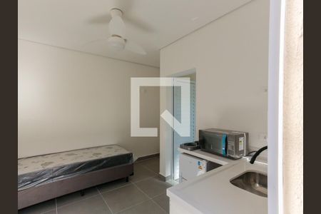Kitnet - Quarto e Cozinha de kitnet/studio para alugar com 1 quarto, 16m² em Vila Graziela, São Paulo