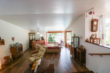 Sala de estar e lareira de casa à venda com 4 quartos, 1000m² em Chácara Monte Alegre, São Paulo